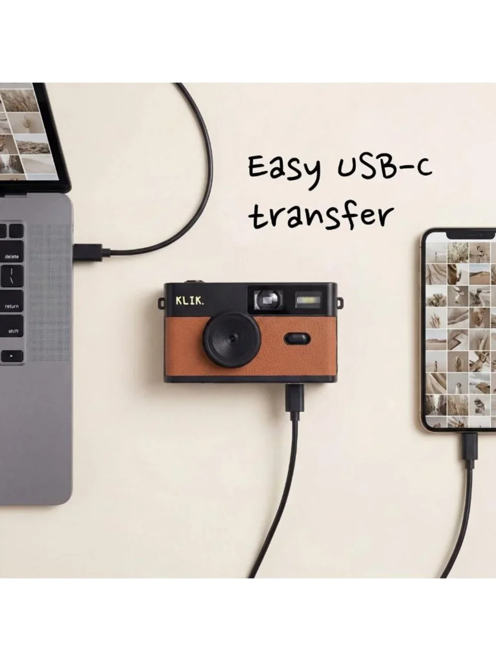 Screen-Free Digital Camera | Capture Retro Photos & Stay Present | Fun